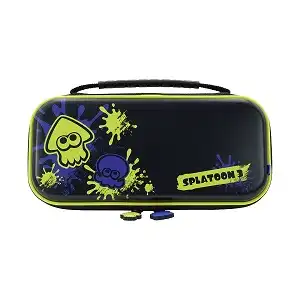 Premium HORI Vault Case for Nintendo Switch, OLED & Lite | Splatoon 3 Artwork | 10-Card Storage