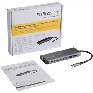 StarTech.com USB C Multiport Adapter - Portable Dock to 4K