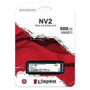 Kingston M.2 2280 500GB NV2 PCIe 4.0 NVMe SSD for Laptops & Small Form Factor PCs