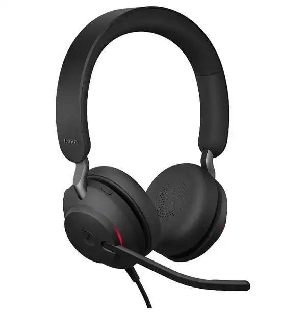 Jabra Evolve2 40 MS Stereo Headset - Noise Isolation, USB-C, Microsoft Teams
