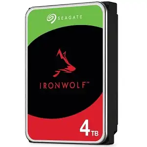 Seagate IronWolf 4TB NAS Internal Hard Drive CMR 3.5 Inch SATA 6GB/s 5.400 RPM 256MB Cache