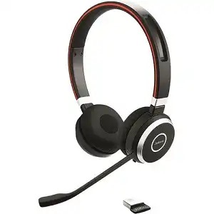 Jabra Evolve 65 MS stereo - Headset - on-ear - Bluetooth - wireless - NFC - USB - Certified for Skype for Business