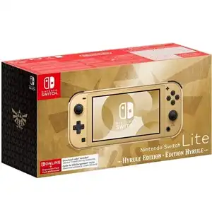 Nintendo Switch Lite Hyrule Edition with 12-Month Switch Online & Expansion Pack Membership