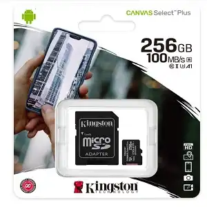 Kingston Canvas Select Plus 512GB microSDXC Memory Card (Class 10 UHS-I, A1, V30) + SD Adapter