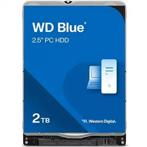 WD Blue WD20SPZX 2TB Mobile 2.5" Internal Hard Drive – SATA 6 Gb/s, 5400 RPM, 128MB Cache