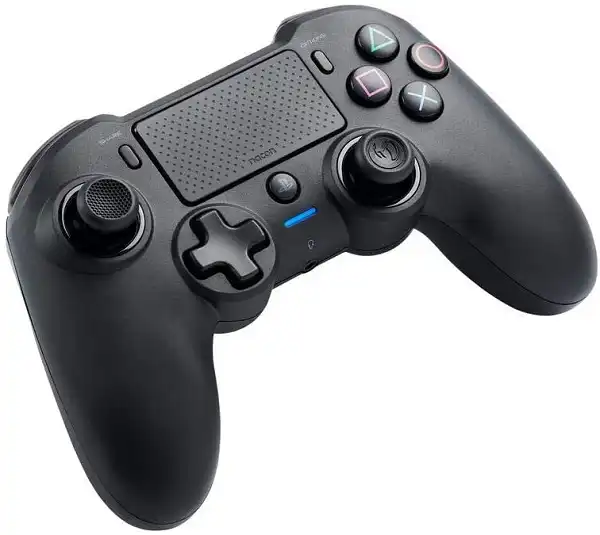 NACON PlayStation 4 Controller - Wired, USB-C, 4 Configurable Shortcut  Buttons, Dual Concave Customizable Sticks, LED Player Status Indicator