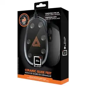 Lexip MO42 Ceramic Glide Feet for Enhanced Gaming Precision