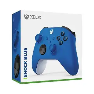 Microsoft Official Xbox Series X|S Shock Wireless Controller (Blue)