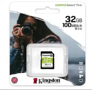 Kingston Canvas Select Plus SDXC Range (32GB-512GB) - High-Speed & Reliable