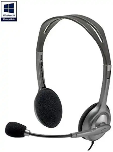 Logitech H111 Wired Headset, Stereo Headphones
