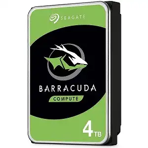 Seagate BarraCuda 4TB Internal Hard Drive HDD – 3.5 Inch SATA 6 Gb/s 5400 RPM 256MB Cache