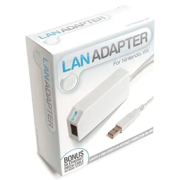 Datel Nintendo Wii  Wii U LAN Internet Adapter via High Speed USB 2.0