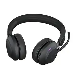 Jabra Evolve2 65: Premium Bluetooth Headset | Noise-Cancelling | 37Hrs USB Type A