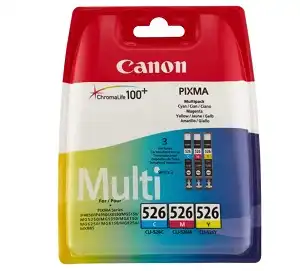 Canon CLI-526 CMY Original Ink Cartridge 3-Pack – Cyan, Magenta, Yellow for PIXMA IP4850
