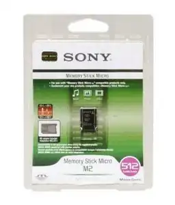 Sony Memory Stick Micro M2 512 MB + Adaptor MSAC-MMS | High-Speed Storage
