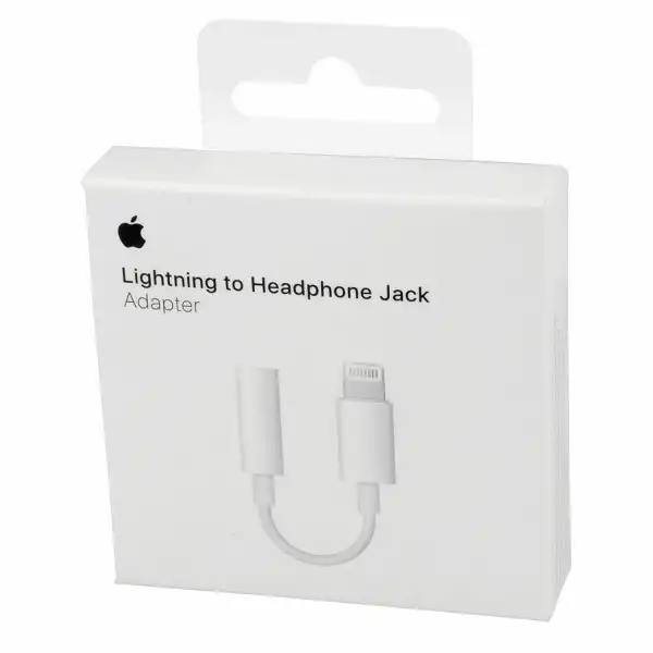 Apple Lightning to 3.5mm Headphone Jack Adapter - Official Apple Cable