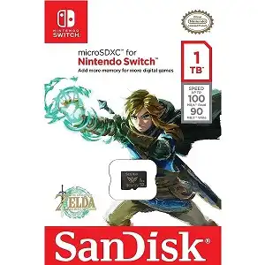 SanDisk 1TB microSDXC card for Nintendo Switch - The Legend of Zelda - Tears of the Kingdom