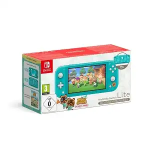 Nintendo Switch Lite - Turquoise - Animal Crossing: New Horizons Timmy & Tommy Edition