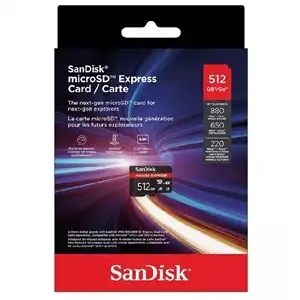 SanDisk microSD Express 512GB – 880MB/s High-Speed Card for Switch 2 & Pro Video