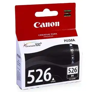 Canon CLI-526BK Genuine Black Ink Cartridge for PIXMA Inkjet Printers – Single Pack