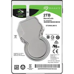 Seagate Guardian BarraCuda ST2000LM015 2TB Hard Drive - 2.5-inc Internal - SATA (SATA/600) - 5400rpm