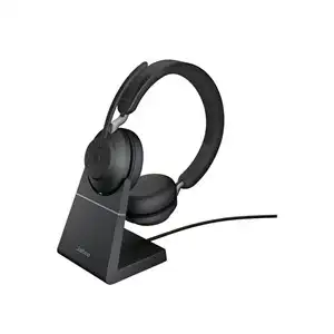 Jabra Evolve2 65 MS Stereo Wireless Headset with Charging Stand & USB Link