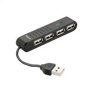 Trust HU-4440p USB Hub - USB - External - 4 Total USB