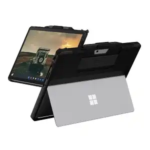 UAG Surface Pro 9 Metropolis SE Black Cover with Pen Holder & Kickstand