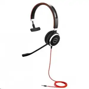 Jabra Evolve 40 Mono Wired Headset | 3.5mm Jack | Noise-Cancelling Mic