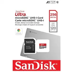 SanDisk Ultra microSDXC 256GB A1 UHS-I Memory Card – Chromebook Ready