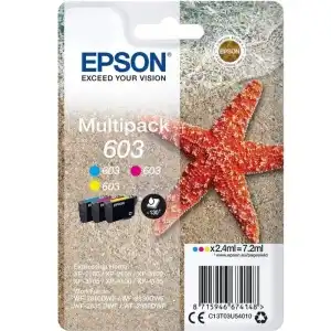 Epson 603 Starfish Genuine Multipack: Reliable, High-Yield, 3-Colours Ink Cartridges