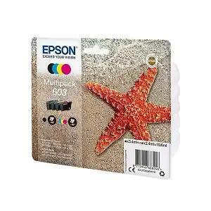 Genuine Epson 603 Starfish - 4-Colours Multipack Ink Cartridges