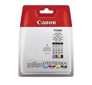 Canon CLI-571 Original Ink Cartridge - Black, Cyan