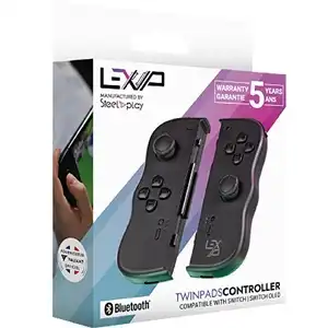 Lexip Twin Pads Black by SteelPlay – The Ultimate Nintendo Switch Controllers