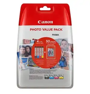 Canon CLI-571XL Original Ink Cartridge/Paper Kit