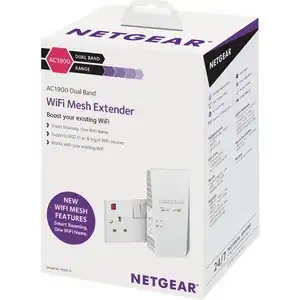 Netgear EX6410 AC1900 Dual Band WiFi Extender | Smart Roaming & Gigabit Ethernet
