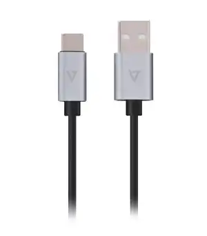 V7 Seven USB Type C to USB 2.0 Cable 3ft/1m Aluminums