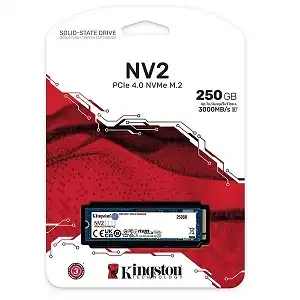 Kingston M.2 2280 250GB NV2 PCIe 4.0 NVMe SSD for Laptops & Small Form Factor PCs