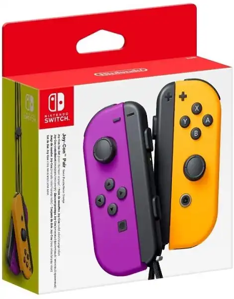 Nintendo Switch Joy-Con Controllers Pair  Neon Purple/Neon Orange