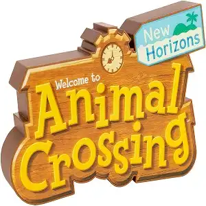 Animal Crossing Logo Light with Two Light Modes.
