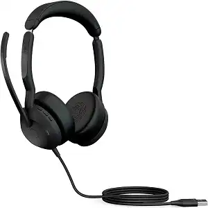 Jabra Evolve2 50 Wired On-ear Stereo Headset Noise Cancelling USB Type A