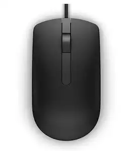 Dell MS116 Optical Mouse - 1000 DPI, Ergonomic Design, USB Wired
