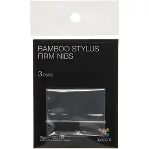 Wacom ACK20601 Bamboo Stylus rubber Nibs 6mm Firm Set (Pack of 3)