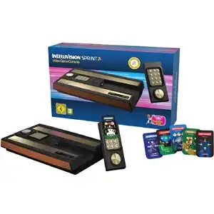 Intellivision Sprint Retro Console with 45 Built-In Games and Wireless Controllers