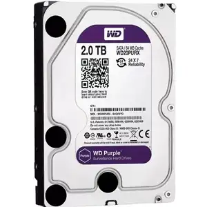 WD Purple 2TB Surveillance Hard Drive | AllFrame Technology, SATA 6Gb/s, 64MB Buffer