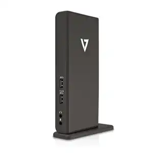 V7 UDDS-1E Docking Station for Laptops - 6 x USB Port USB 3.0 Enhanced Connectivity & Productivity