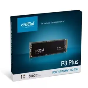 Crucial P3 Plus 1TB Gen4 NVMe SSD - Ultra-Fast M.2 2280 PCIe 4.0 Internal Storage