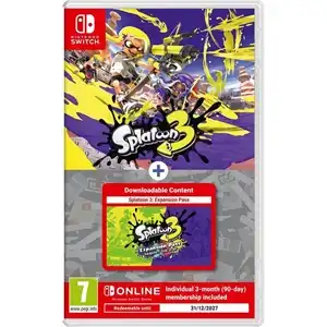 Splatoon 3 Bundle: Game, Expansion Pass & 3 Months NSO Membership (Nintendo Switch)