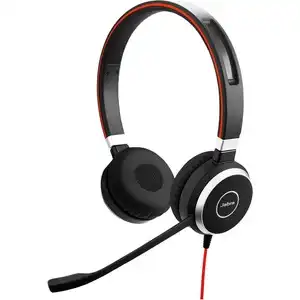 Jabra Evolve 40 MS Wired Over-the-head Stereo Headset USB-C Crystal Clear Sound