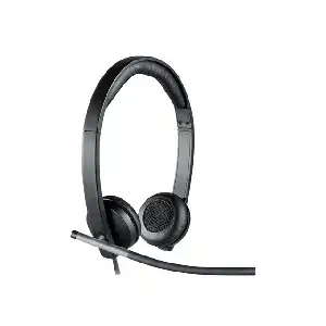 Logitech H650e USB Wired Stereo Headset – Noise Cancelling, On-Ear, UC Optimised